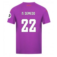 Camisa de Futebol Wolves Nelson Semedo #22 Equipamento Alternativo 2024-25 Manga Curta